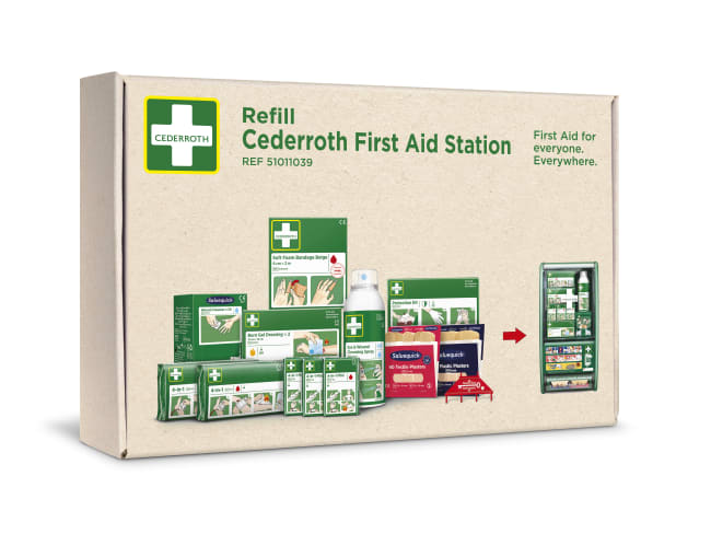CEDERROTH REFILL FIRST AID STATION