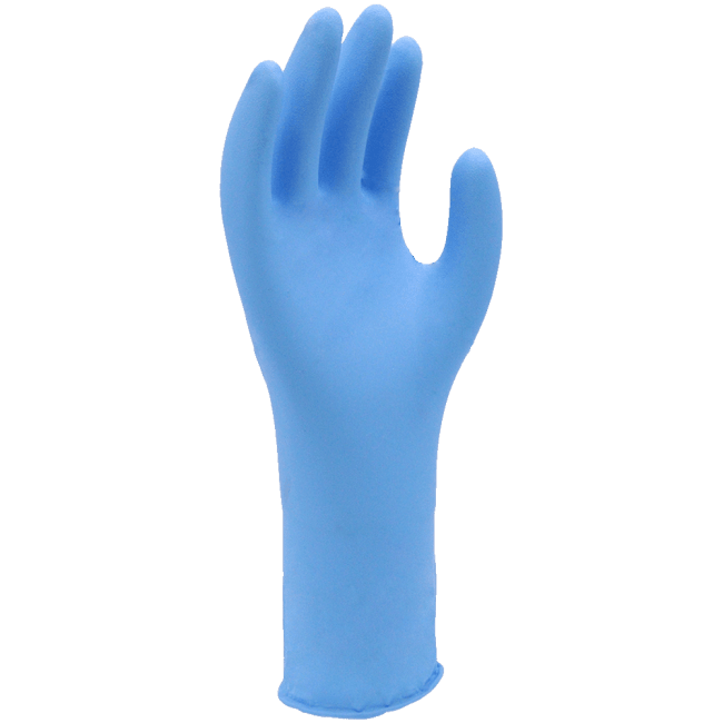 SHOWA NITRIL ENG.HANSKE, BLÅ, 0,20MM/ 30 CM, (50 STK)