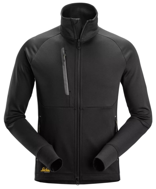 SNICKERS FLEXIWORK POLARTEC POWER STRETCH JAKKE, SORT