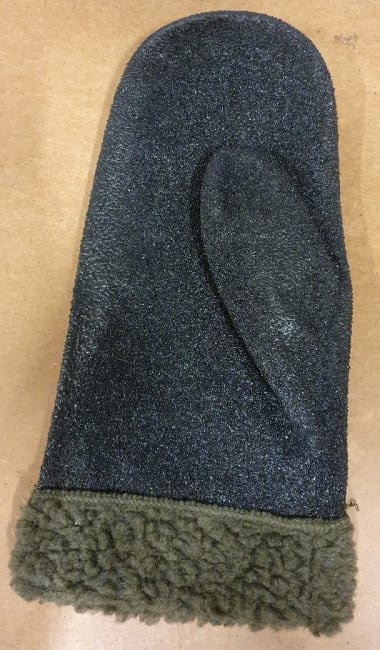 PVC VOTT, LØST PELSFOR, KORNET GREP, SORT