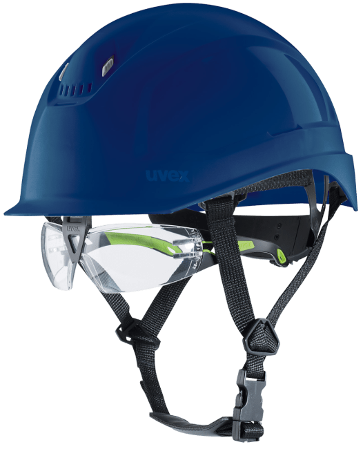 UVEX PHEOS S-KR IES VERNEHJELM BLÃ, INKL.BRILLE 9192.PHEOS