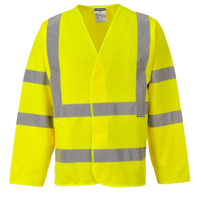 PORTWEST HI-VIS OVERTREKKS VEST LANGERMET, GUL