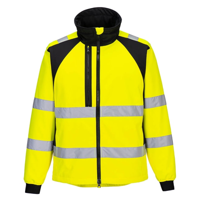PORTWEST WX2 ECO HI-VIS SOFTSHELL (2L), GUL/SORT