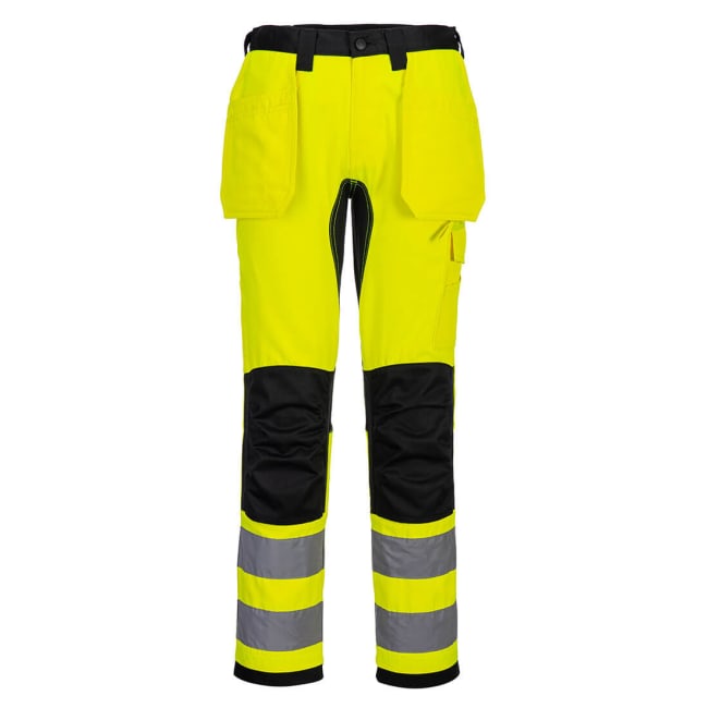 PORTWEST WX2 HI-VIS HÅNDVERKSBUKSE, GUL