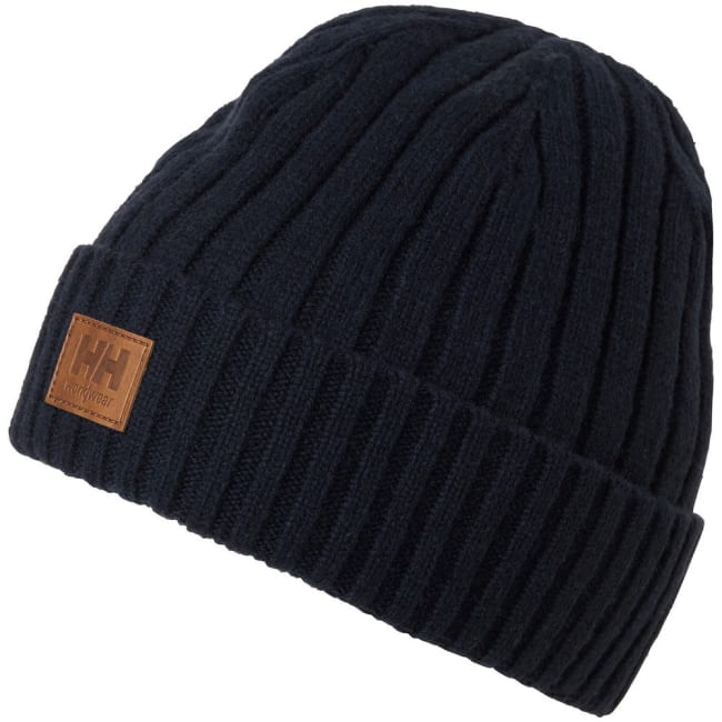 HELLY HANSEN 79812 KENSINGTON FLEECE LINED WOOL BEANIE MARIN