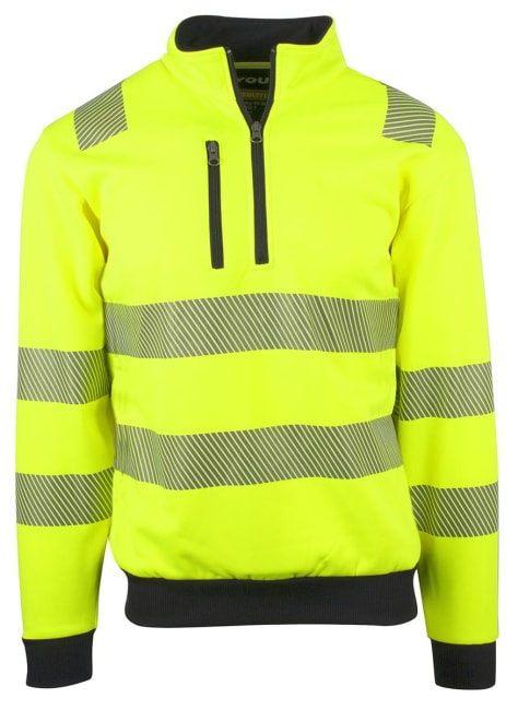 YOU DALBY GENSER MED ZIP HI VIS GUL