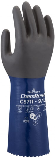 SHOWA NITRILHANSKE, 35 CM