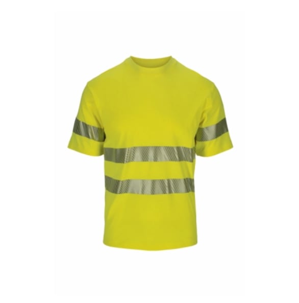 AALESUND EL-LINE T-SKJORTE, FLAMMEHEMMENDE, GUL