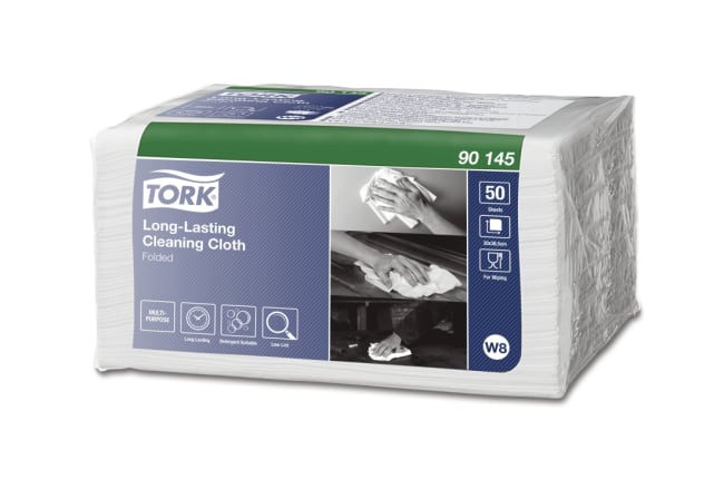 TORK RENGJØRINGSKLUT, (40 STK), KART A 8 PK