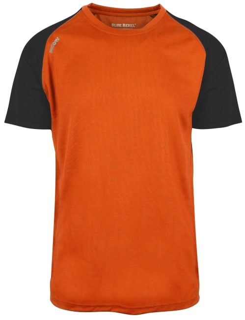 YOU DRAGON KONTRAST T-SKJORTE, ORANGE/SORT