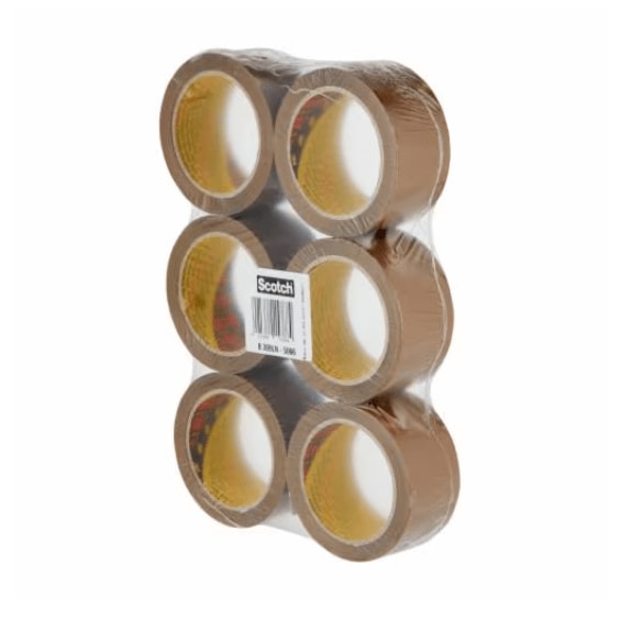 SCOTCH EMBALLASJETAPE 309,BC FP, BRUN, 50MM X 66M