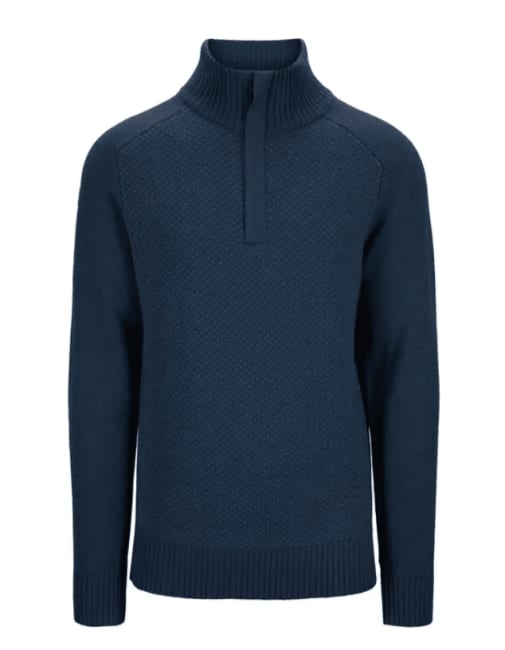 TUFTE ROBIN LOW HALF-ZIP, MARINE