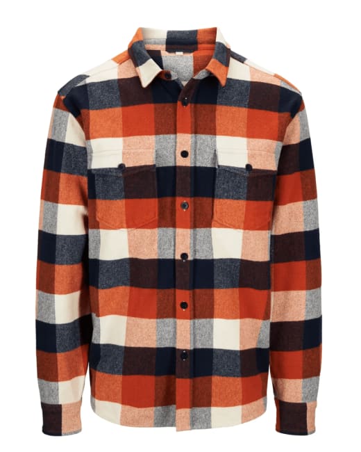 TUFTE HAWK OVERSHIRT LAUREL, ORANGE