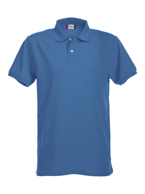 CLIQUE STRETCH PREMIUM POLO, KONGEBLÅ