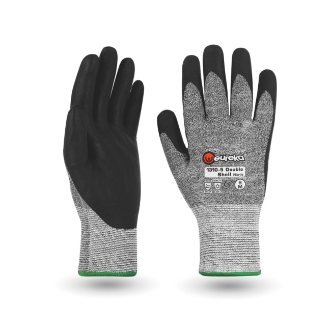 EUREKA DOUBLE SHELL NITRILDYPPET HANSKE, VINTER. KUTT F