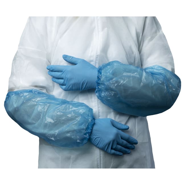 ENGANGSARMER, BLÅ, 40CM, 20 MY (100 STK)