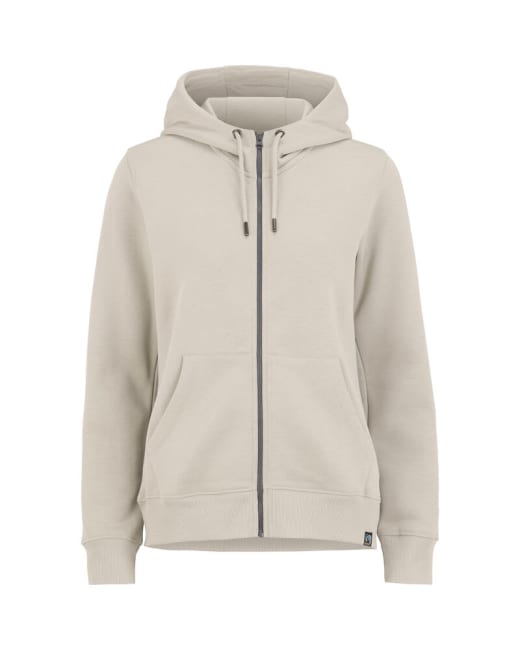 COTTOVER FZ HOOD LADY, BEIGE