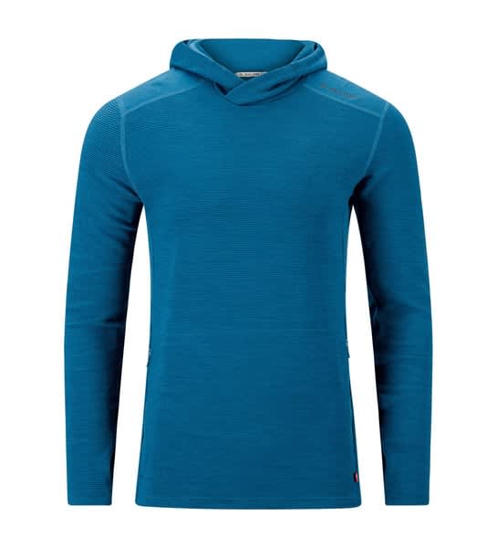 ACLIMA STREAMWOOL HOODIE HERRE, BLÅ