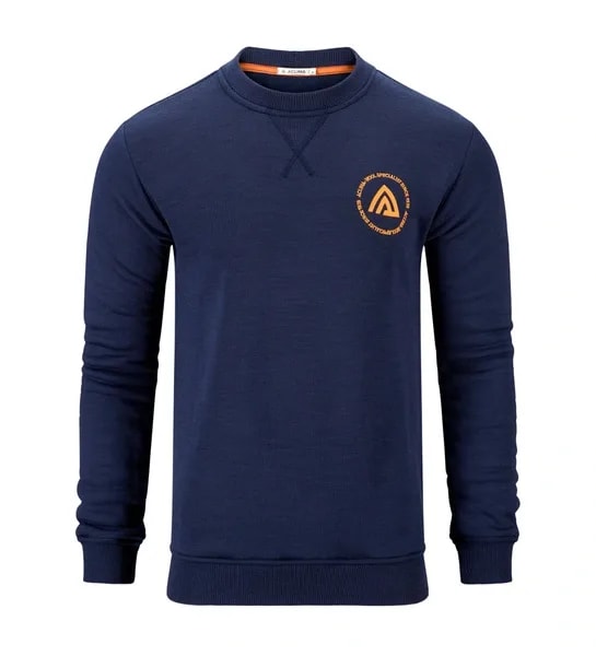 ACLIMA FLEECEWOOL V2 CREWNECK HERRE, MARINE