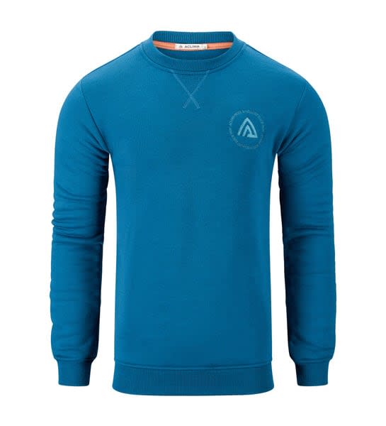 ACLIMA FLEECEWOOL V2 CREWNECK HERRE, KONGEBLÅ