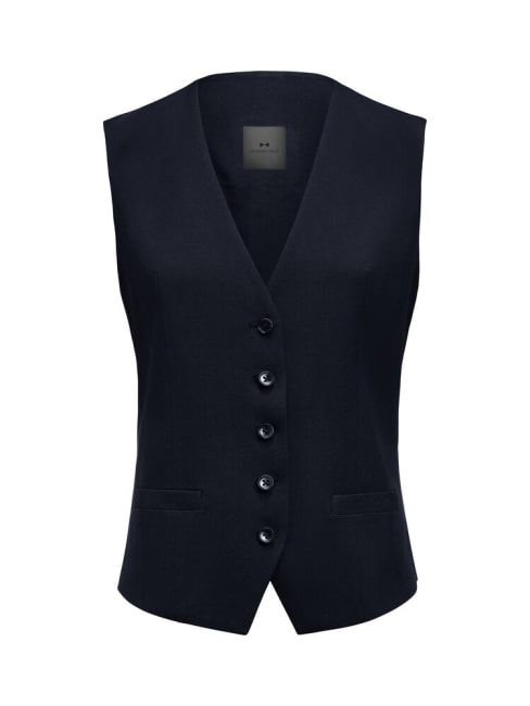 JAMES HARVEST & FROST SIGNATURE SUIT VEST DAME, MARINE