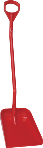 VIKAN ERGONOMISK SPADE, 1310 MM RØD