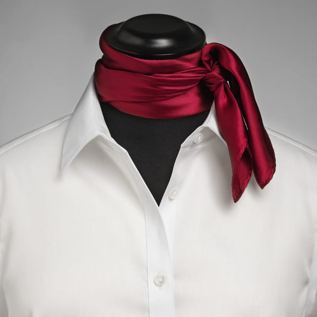 JAMES HARVEST & FROST GIFTBOX SOLID SCARF, RØD