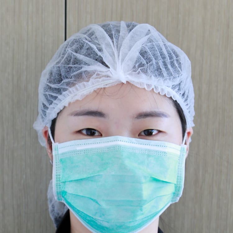 HÅRNETT, HVIT (100 STK)