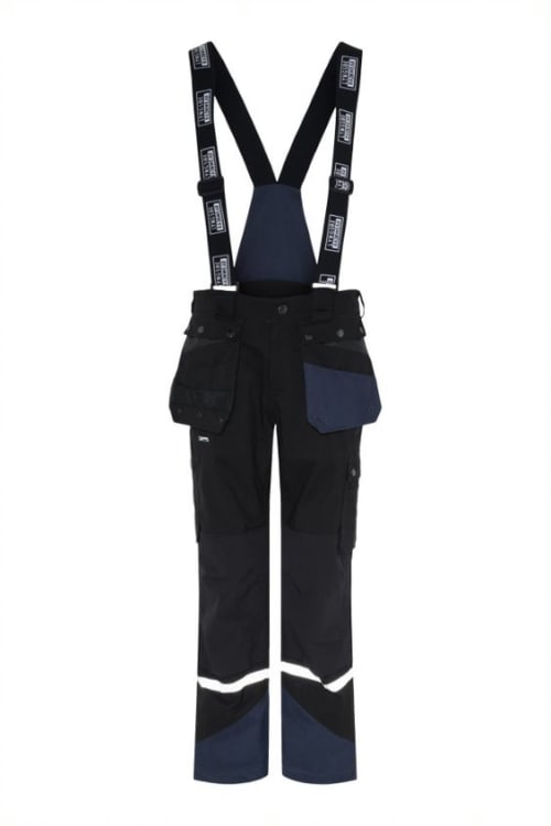 LYNGSØE SKALLBUKSE M/SELER SORT/MARINE