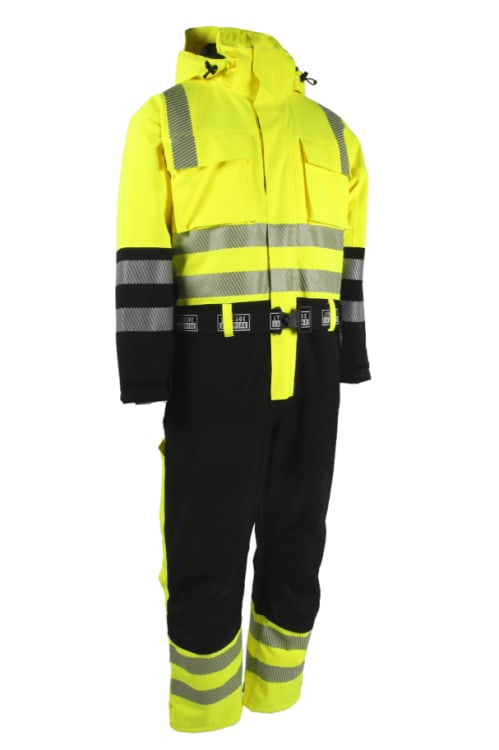 LYNGSØE VINTERKJELDRESS GUL/SORT KL.3