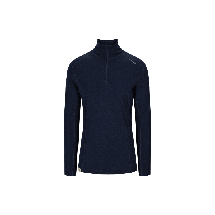 TUFTE POLAR M HALF ZIP, BLÅ