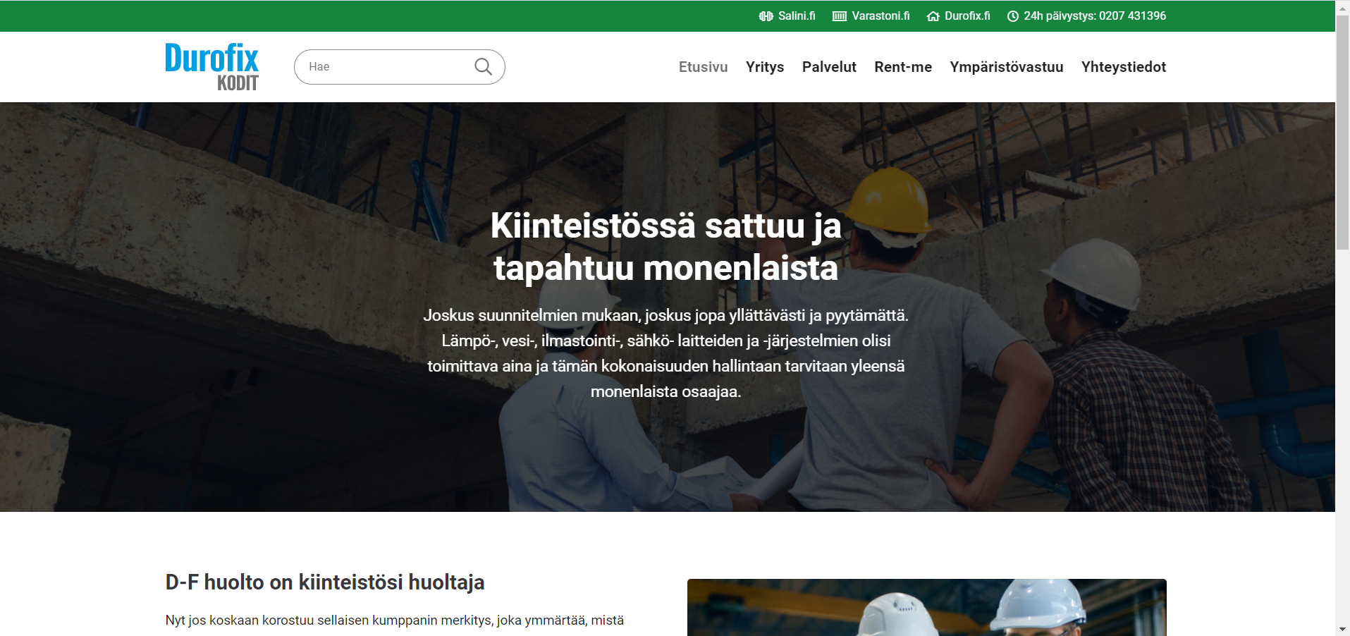 Wordpress-verkkosuvut kiinteistöhuolto yhtiölle