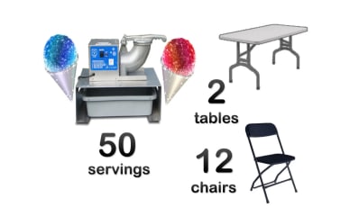 Snow Cone Machine Package Rentals Houston Sky High Party Rentals