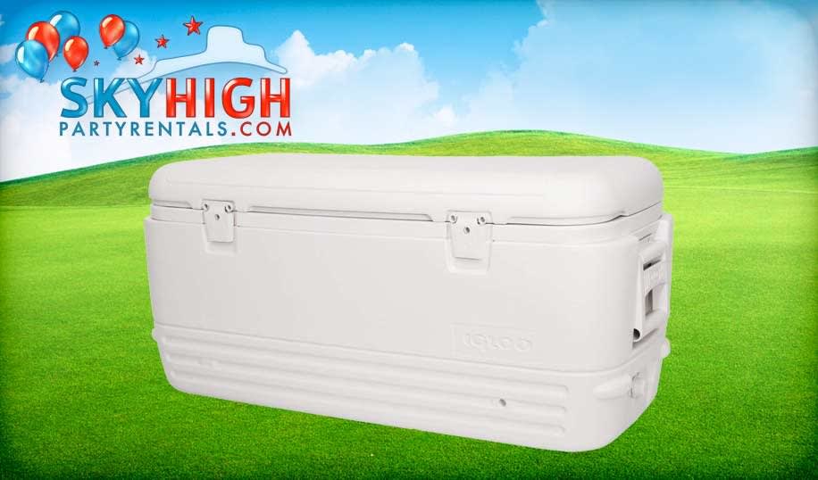 Houston White Igloo Cooler Rentals