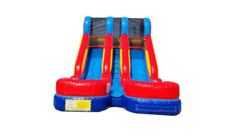 Dallas 15ft Dual Lane Water Slide for rent