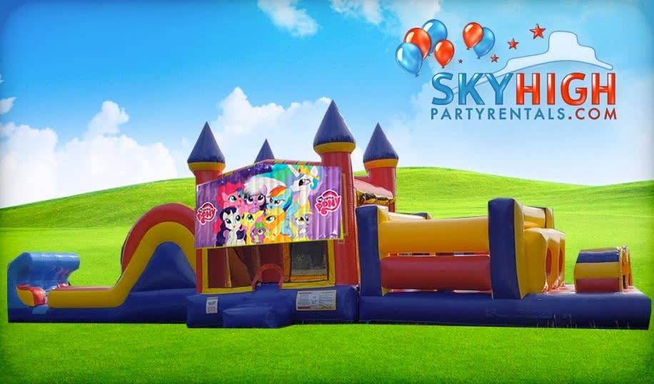 50ft My Little Pony Obstacle w/ Wet or Dry Slide