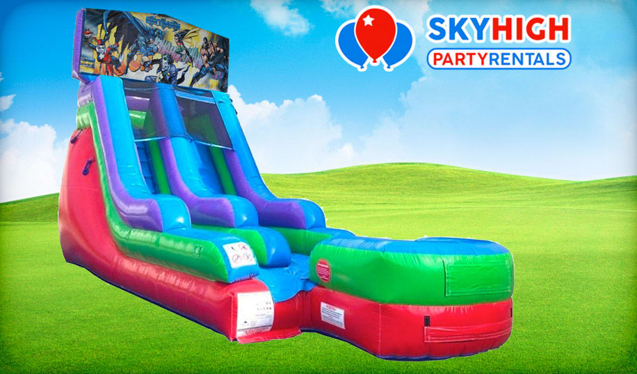 15ft Batman Retro Wet/Dry Slide Houston