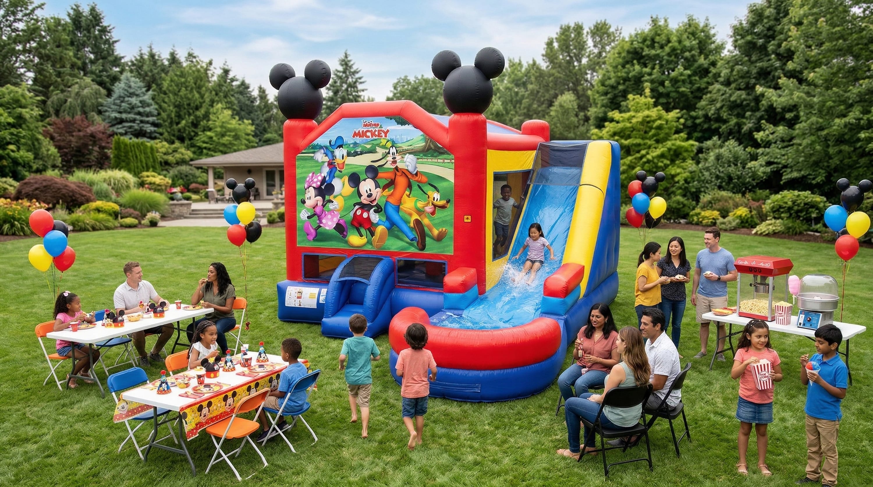 Mickey 6in1 Bounce House Rentals