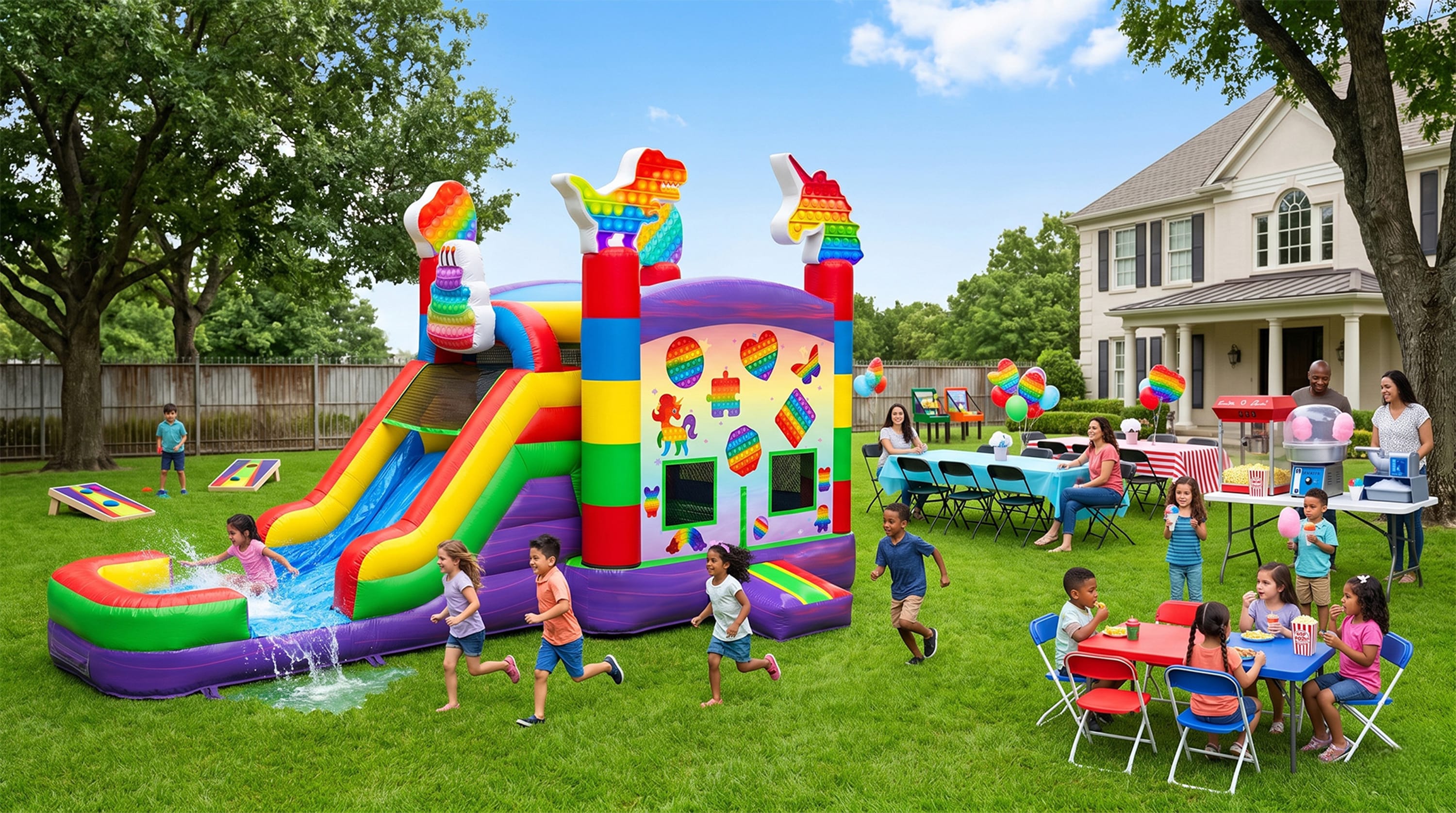 Kids Pop-it Bounce House for Rent