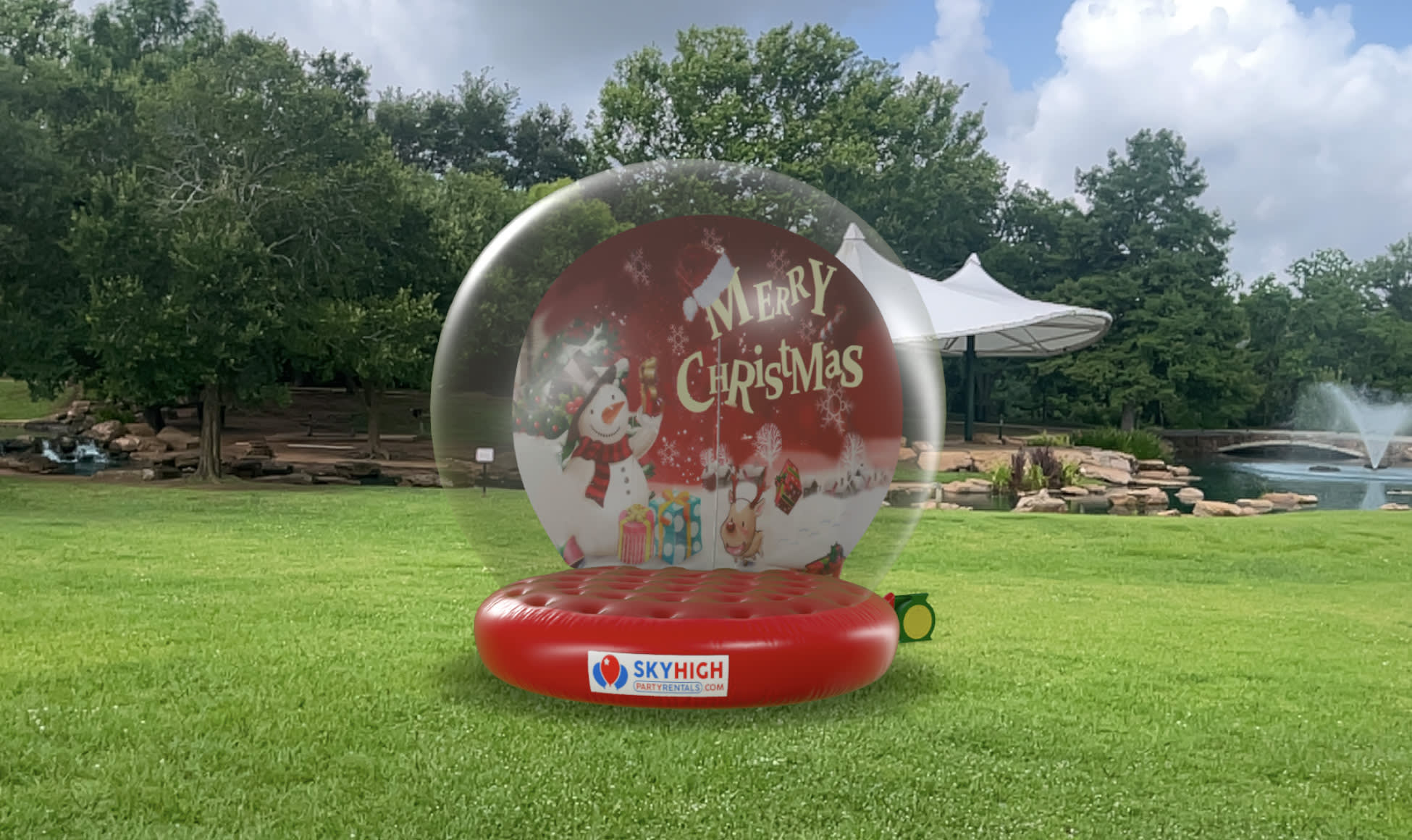 Christmas Inflatable Snow globe