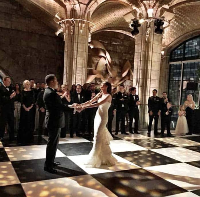 Black and White Dance Floor Rental