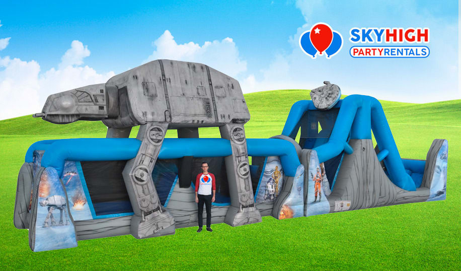 50ft Star Wars Obstacle Course Rental