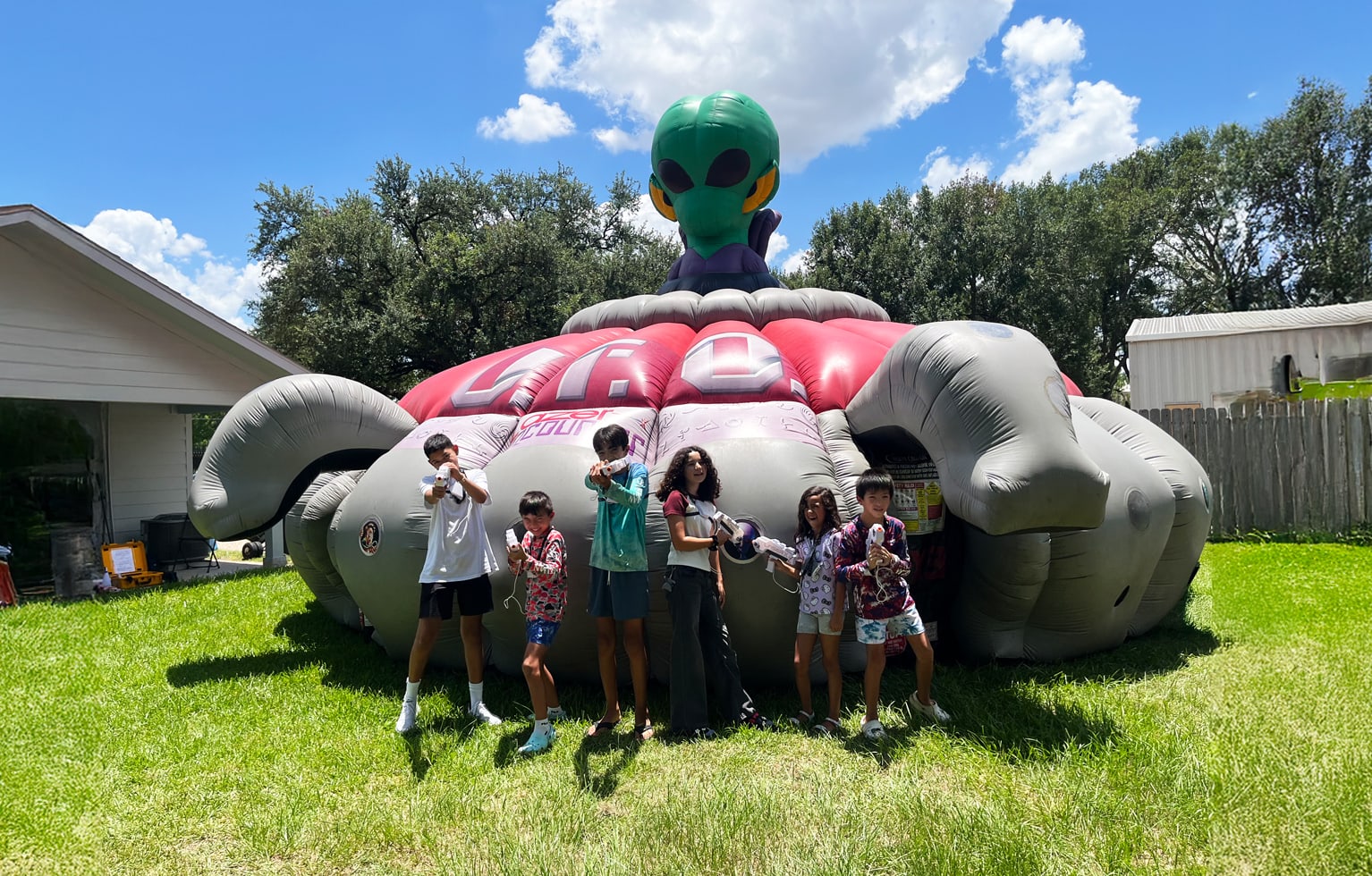 Laser Tag Bounce House UFO