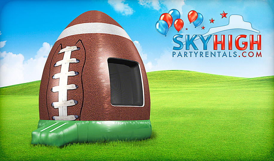 Houston Football Moonwalk Rentals SkyHighPartyRentals