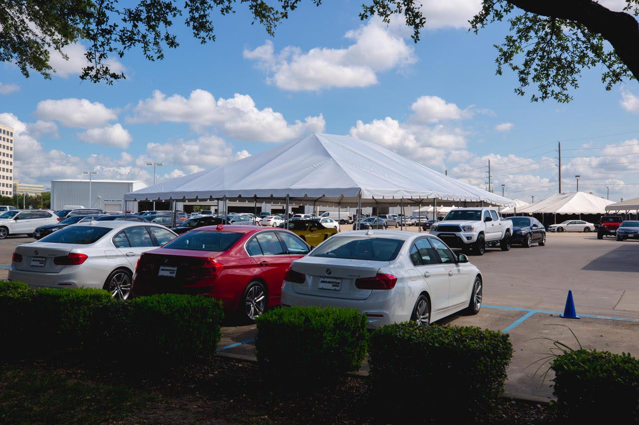 40x40 frame tent - Rental in ND