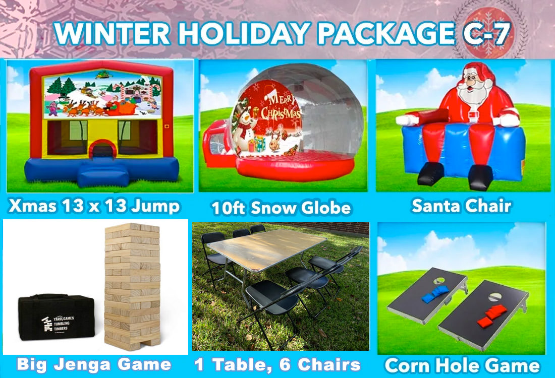 Austin & San Antonio, TX Winter Holiday Package-Sky High Party Rentals