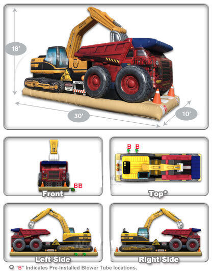 USA Construction Zone Obstacle Course Sky High Party Rentals USA Construction Zone Obstacle Course Sky High Party Rentals