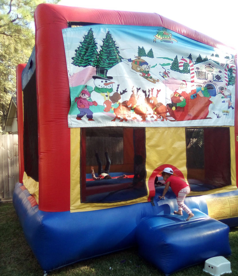 Dallas Fort Worth 13 x 13 Christmas Moonwalk Rentals SkyHighPartyRentals