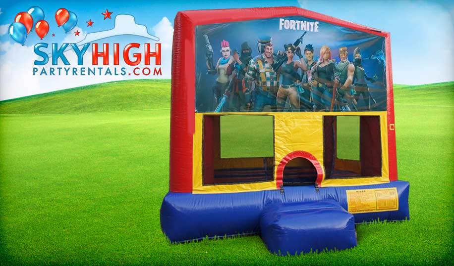 Fortnite Bounce House Dallas Dallas Fort Worth 13 X 13 Fortnite Moonwalk Rentals Skyhighpartyrentals