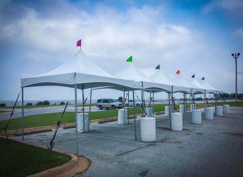 USA 15'x15' High Peak Tent Rentals Sky High Party Rentals